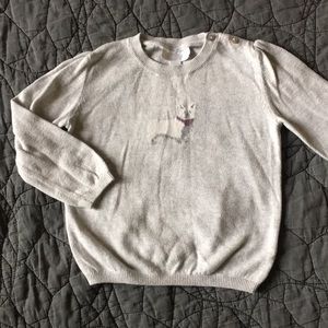 Little White Co. London Corgi Sweater size 18-24M